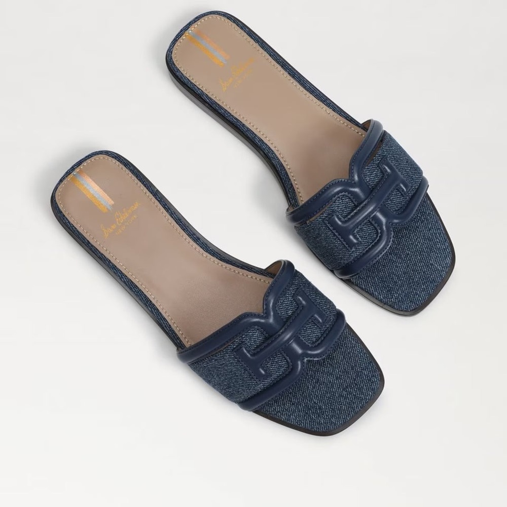 Sam Edelman Irina Denim Slide Sandals